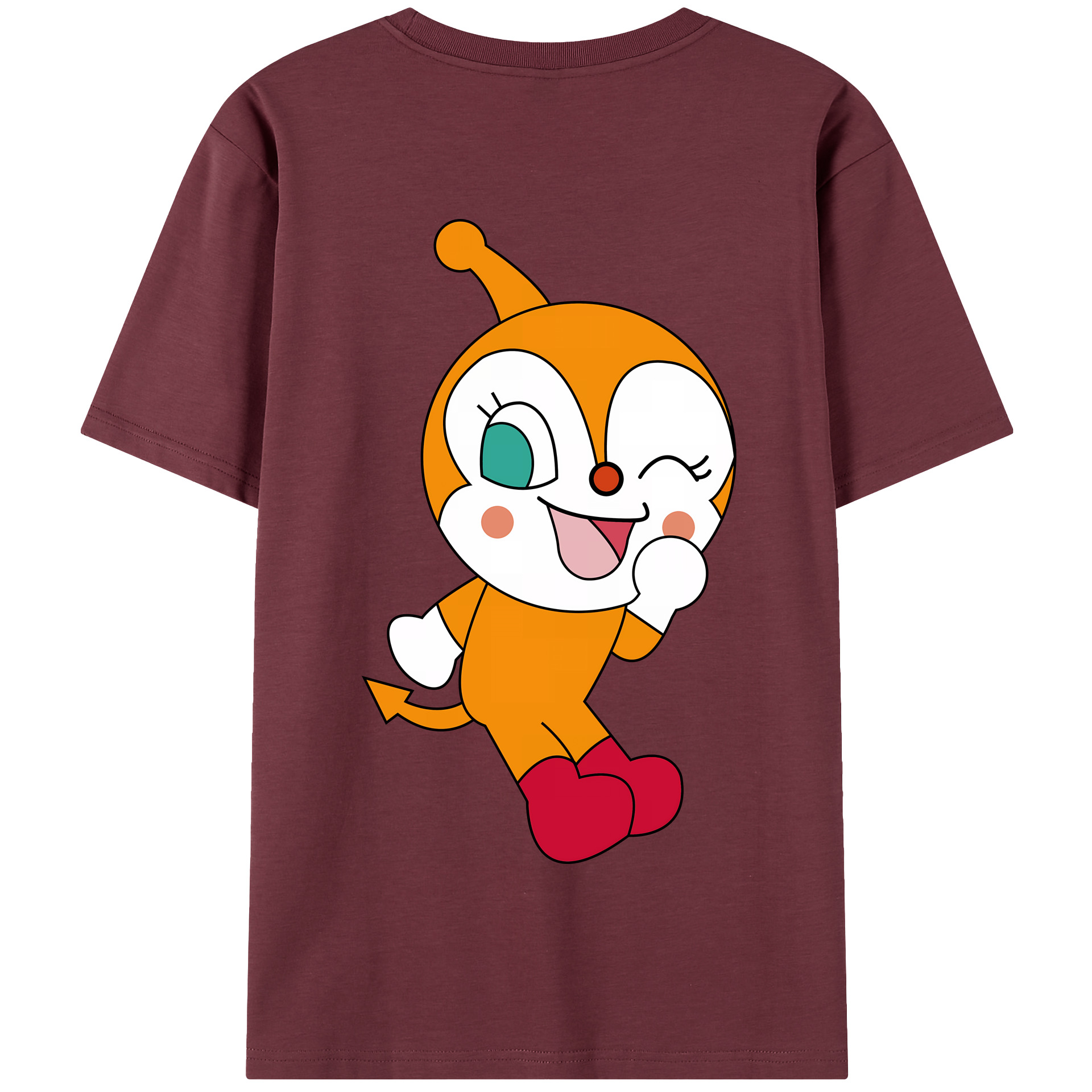 （画像用） アンパンマン Anpanman 綿100％半袖Tシャツ（背面プリント）